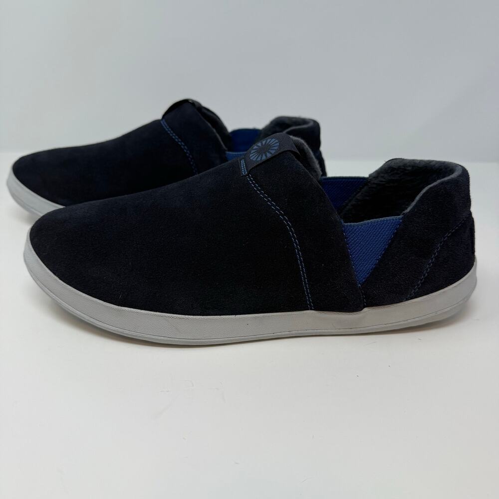 Ugg Suede Tread-Lite Loafers Men's 11 Blue Comfort Shoe Men's Casual Preppy EUC - Picture 3 of 10
